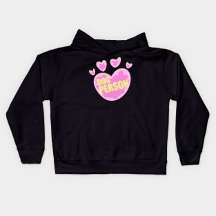 Dog person Kids Hoodie